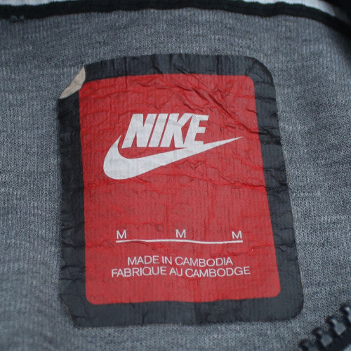 Nike Men's Grey Full Zip Hoodie Size M Sportswear