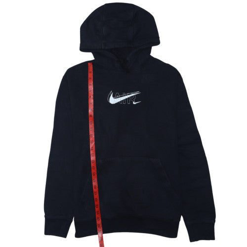 Nike Men's Black Pullover Hoodie L Logo Fleece Sportswear