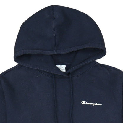 Champion Men's Blue Pullover Hoodie Large Regular Fit Fleece
