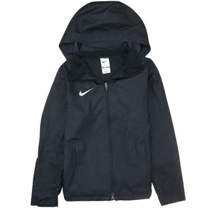 Nike Boys Black XL Windbreaker Hooded Storm-FIT Jacket