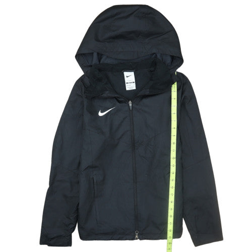 Nike Boys Black XL Windbreaker Hooded Storm-FIT Jacket