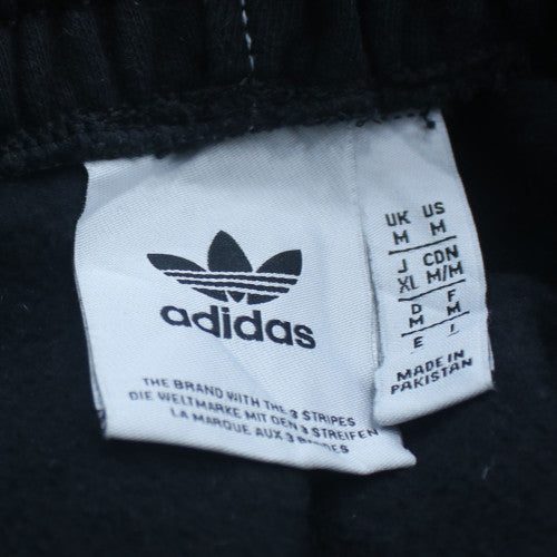 Adidas Mens Black Sweatpants Regular Fit Fleece Trousers Size M