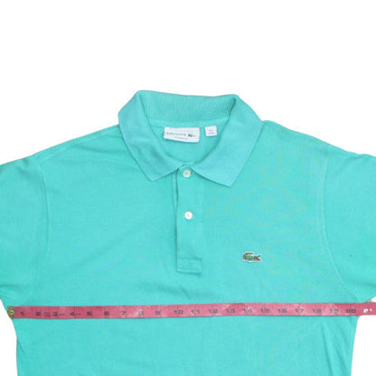 Lacoste Men's Green Classic Fit Cotton Polo Shirt Size M