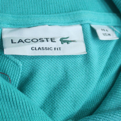 Lacoste Men's Green Classic Fit Cotton Polo Shirt Size M