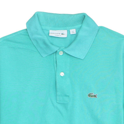 Lacoste Men's Green Classic Fit Cotton Polo Shirt Size M