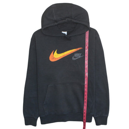 Nike Men's Black Pullover Hoodie M Logo Graphic Sportswear