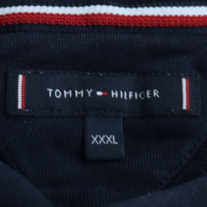 Tommy Hilfiger Men's Blue 3XL Pullover Hoodie with Logo