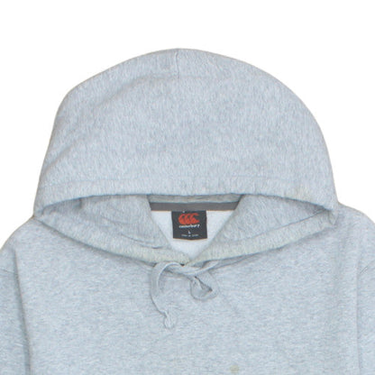 Canterbury Mens Grey Pullover Hoodie Size L Sports Fleece Rugby