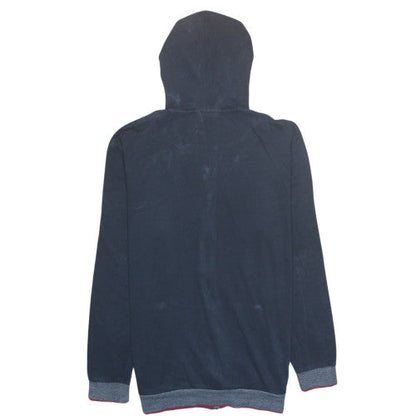 Hugo Boss Men's Blue Full Zip Hoodie Sweatshirt L Cotton Blend