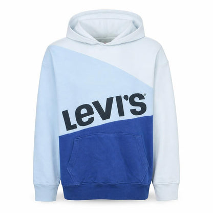 Levi's Mens Blue Pullover Hoodie Size S Regular Fit Graphic Print