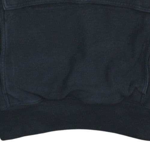 Champion Mens Black Large 1/4 Zip Reverse Weave Hoodie