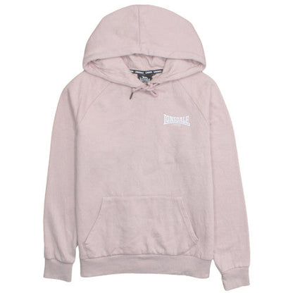 Lonsdale Women’s Pink Pullover Hoodie Size 12 Cotton Blend