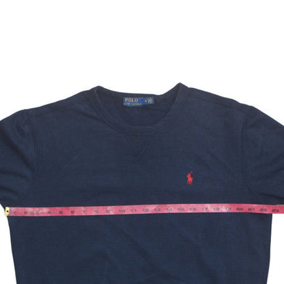 Ralph Lauren Men's Blue Pullover Crew Neck Sweatshirt Size M
