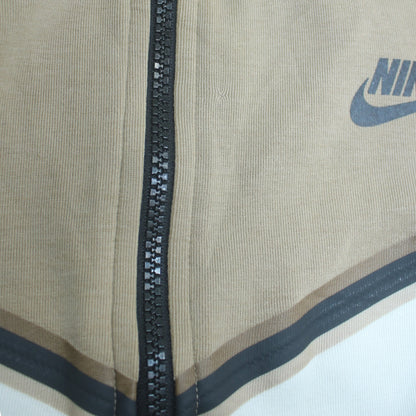 Nike Men's Beige Full Zip Hoodie Size S Cotton Casual Sportswear