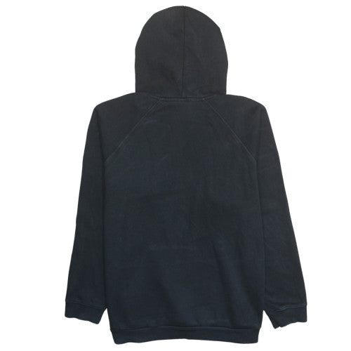 Adidas Womens Black XL Pullover Hoodie with Logo Print