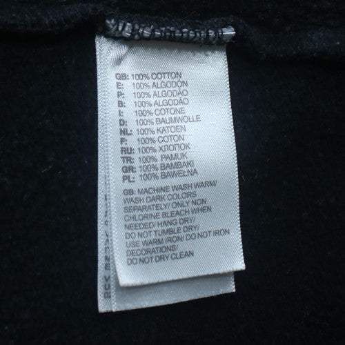 The North Face Men's Black Full Zip Cotton Hoodie Size L