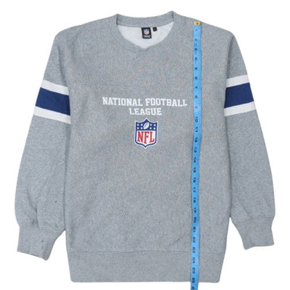 NFL Team Apparel Men's Grey M Pullover Crew Neck Sweatshirt
