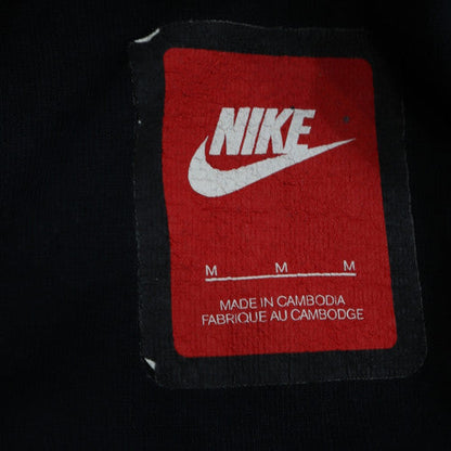 Nike Men's Black Pullover Hoodie High Neck Size M Fleece Sweatshirt