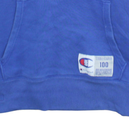 Champion Men's Blue Medium Pullover Hoodie Sweatshirt