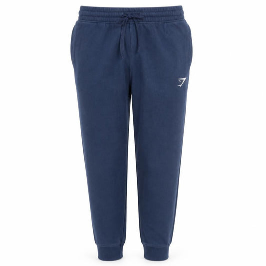 Gymshark Mens Blue Jogger Sweatpants M Regular Fit Elastic Waist
