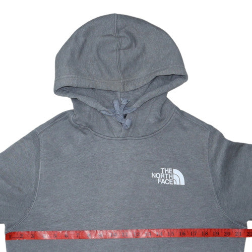 The North Face Men's Grey Pullover Hoodie Size M Outdoor Fleece