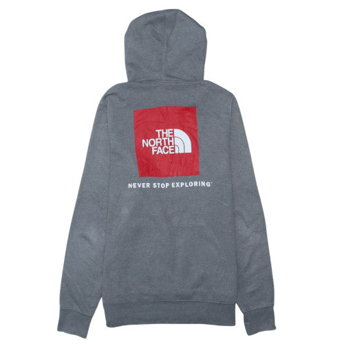 The North Face Men's Grey Pullover Hoodie Size M Outdoor Fleece