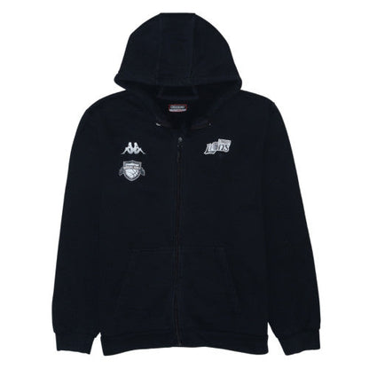 Kappa Men's Black XL Full Zip Hoodie London Lions Sportswear