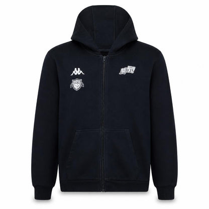 Kappa Men's Black XL Full Zip Hoodie London Lions Sportswear