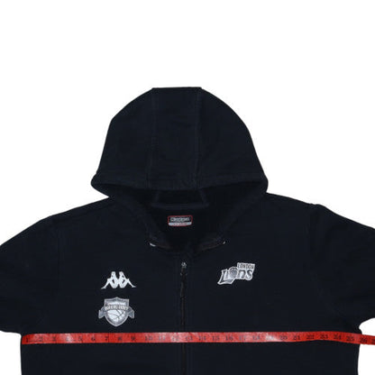 Kappa Men's Black XL Full Zip Hoodie London Lions Sportswear
