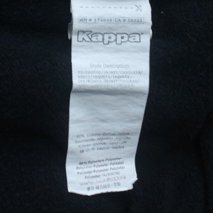 Kappa Men's Black XL Full Zip Hoodie London Lions Sportswear