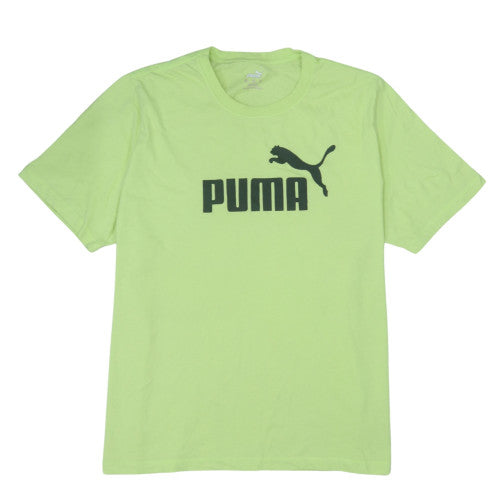 Puma Men's Green 2XL Crew Neck Short Sleeve Sports T-Shirt