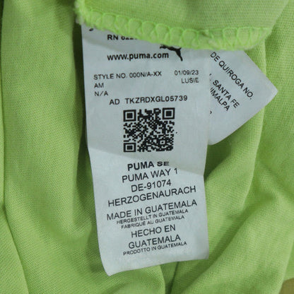 Puma Men's Green 2XL Crew Neck Short Sleeve Sports T-Shirt
