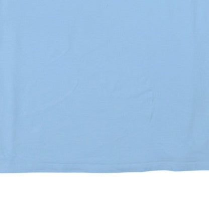Nautica Men's Light Blue XL Crew Neck Cotton Blend T-Shirt