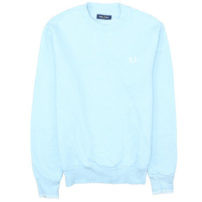 Fred Perry Men's Blue Crew Neck Cotton Sweatshirt M