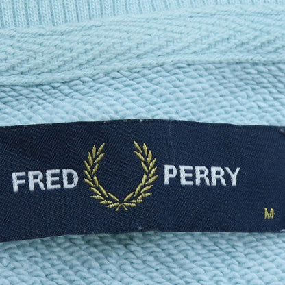 Fred Perry Men's Blue Crew Neck Cotton Sweatshirt M