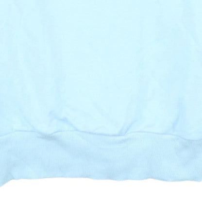 Fred Perry Men's Blue Crew Neck Cotton Sweatshirt M