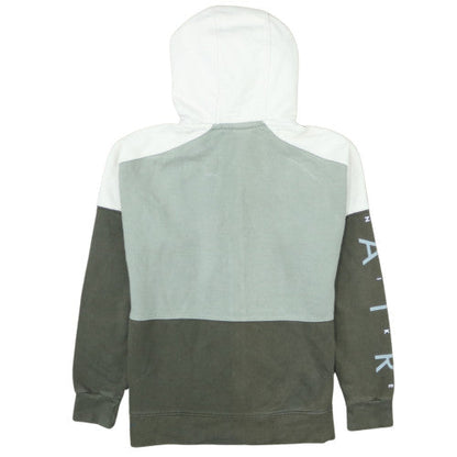 Nike Air Women's Green Colourblock Full Zip Hoodie Size L