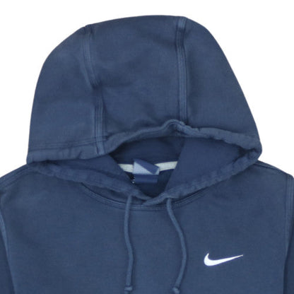 Nike Men's Blue Pullover Hoodie Small - Regular Fit Fleece