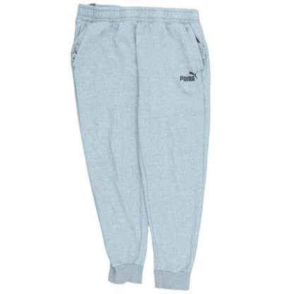 Puma Men’s Grey XL Fleece Sweatpants Joggers Casual Tapered