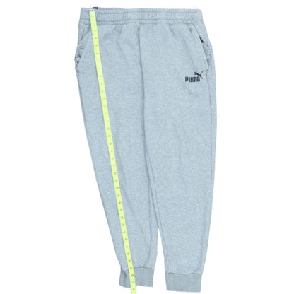 Puma Men’s Grey XL Fleece Sweatpants Joggers Casual Tapered