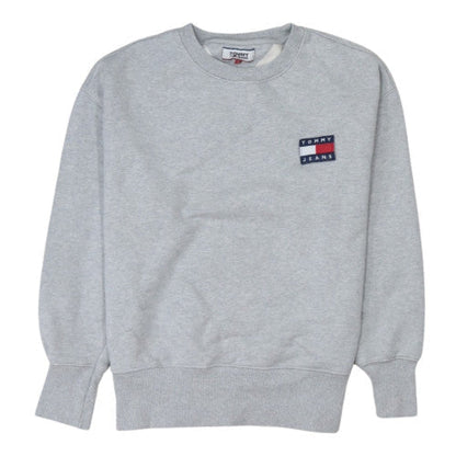 Tommy Jeans Men's Grey L Pullover Crew Neck Sweatshirt