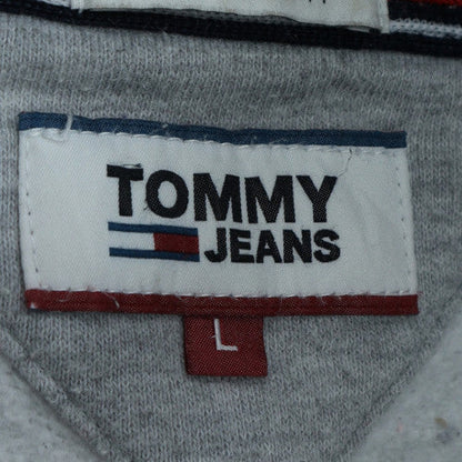 Tommy Jeans Men's Grey L Pullover Crew Neck Sweatshirt