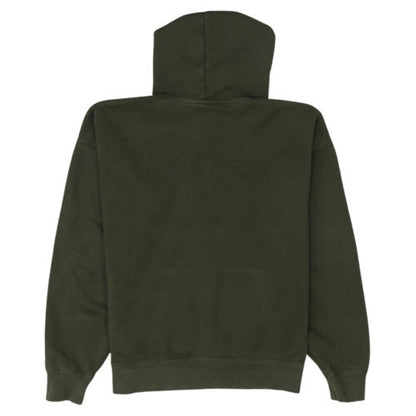 Adidas Mens Green Pullover Hoodie Small Regular Fit Logo Fleece