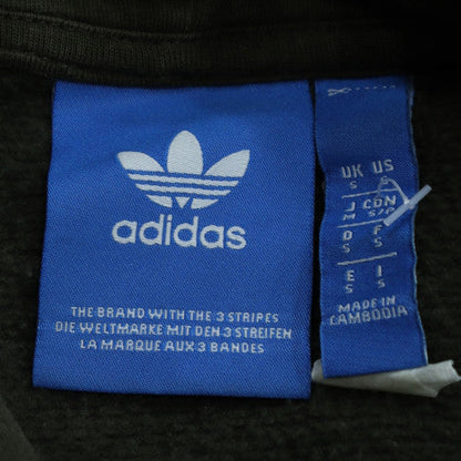 Adidas Mens Green Pullover Hoodie Small Regular Fit Logo Fleece