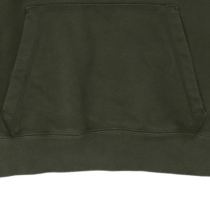 Adidas Mens Green Pullover Hoodie Small Regular Fit Logo Fleece