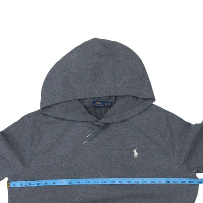 Ralph Lauren Men's Grey XL Pullover Hoodie with Logo