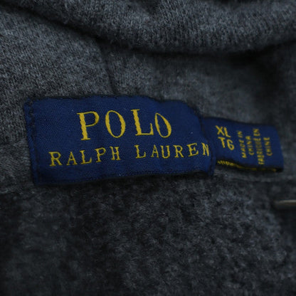 Ralph Lauren Men's Grey XL Pullover Hoodie with Logo