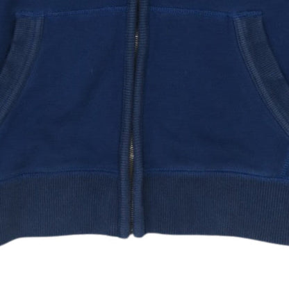 Tommy Hilfiger Men's Blue Full Zip Hoodie L Logo Sportswear