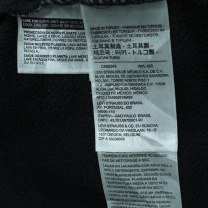 Levi's Men's Black Relaxed Fit Pullover Hoodie L Cotton Blend