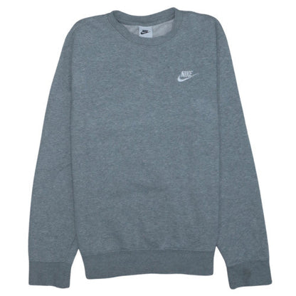 Nike Men's Grey XS Crew Neck Pullover Fleece Sweatshirt